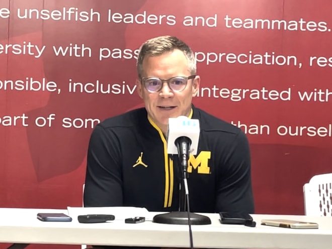 Opposing Postgame Q&A: Michigan head coach Dusty May