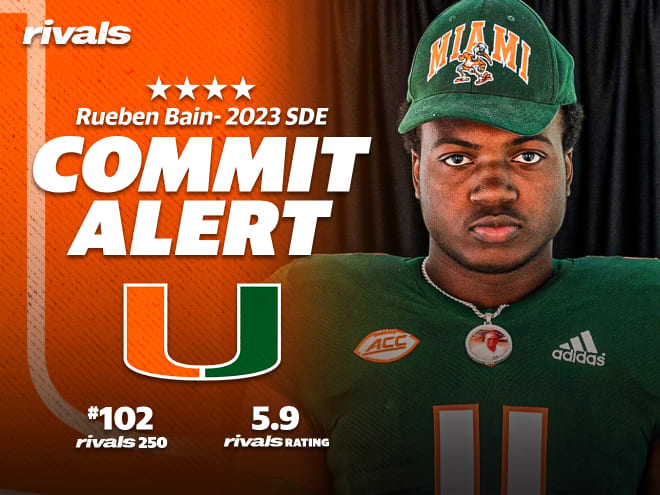 Commitment Breakdown: Miami lands four-star SDE Rueben Bain