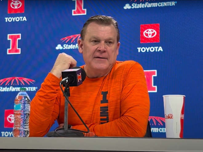 Watch:  Illinois post game press conference vs. Purdue