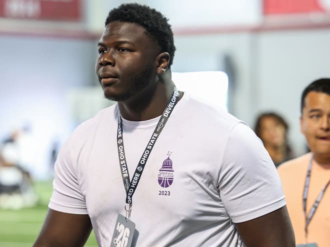 Nation's top offensive lineman visits, Buckeyes wrap up second week of camp