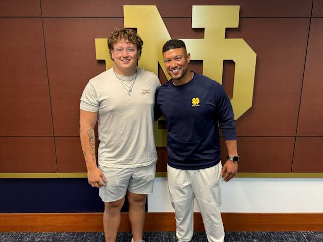 Three-star DL Alister Vallejo gets closer to decision with Notre Dame visit