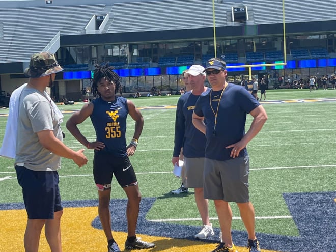 2024 in-state WR Hawkins shines at West Virginia camp