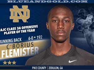 SIGNED: RB C'Borius Flemister 