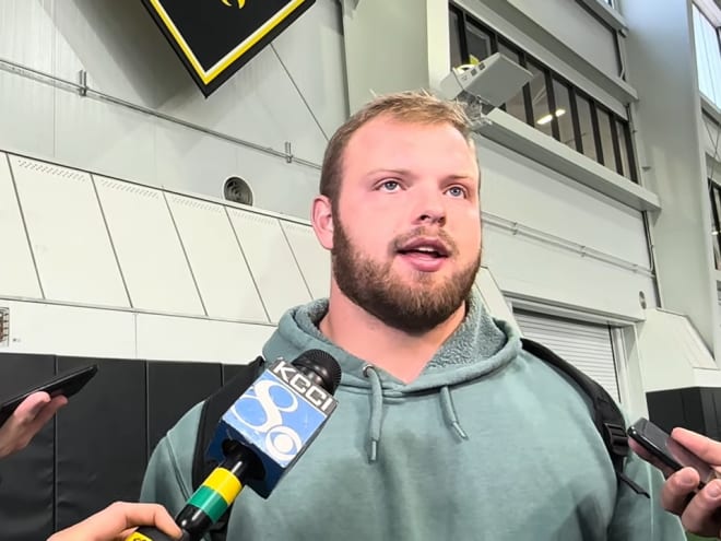 WATCH: Logan Jones on QB Changes, Reconnecting with Brian Ferentz