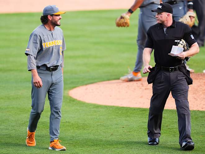 What Tennessee baseball's Tony Vitello said after Game 1 loss to Arkansas