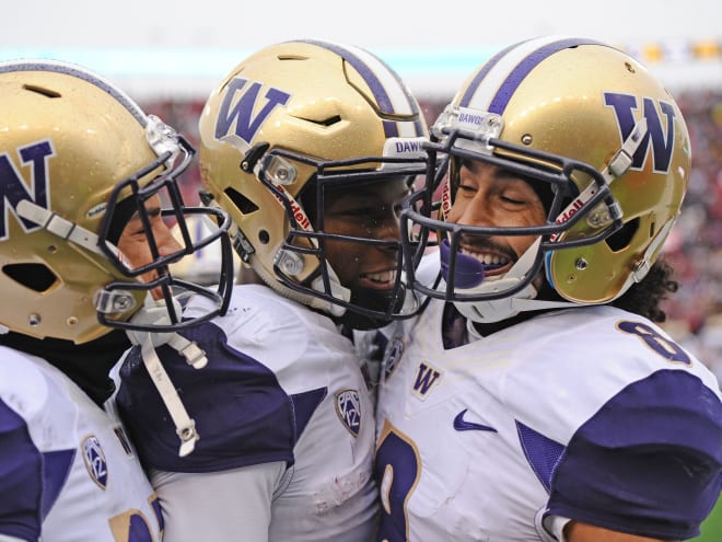 Video: WR Dante Pettis, RB Myles Gaskin and LG Jake Eldrenkamp Talk 