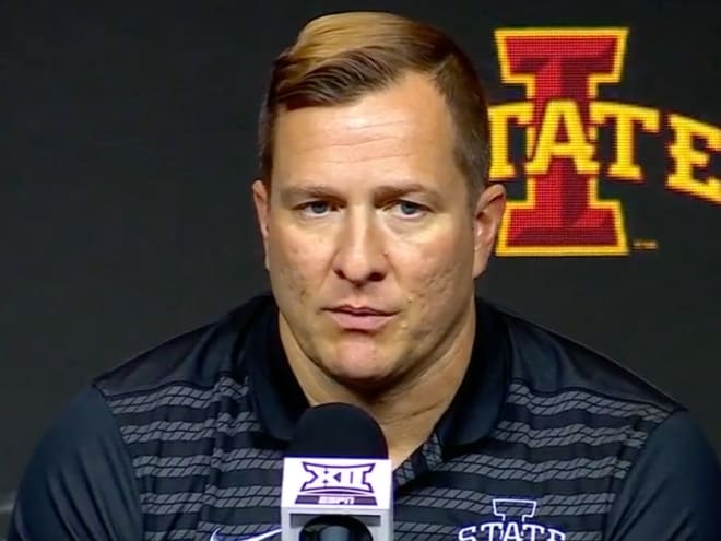 TJ Otzelberger speaks at Big 12 Media Day