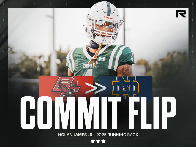 Notre Dame flips 2025 three-star RB Nolan James Jr. from Boston College