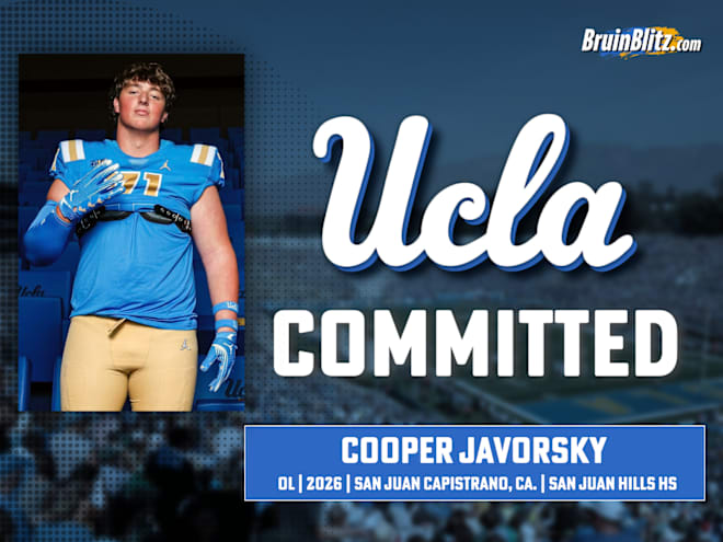 Overwhelming official visit leads IOL Cooper Javorsky to UCLA commitment