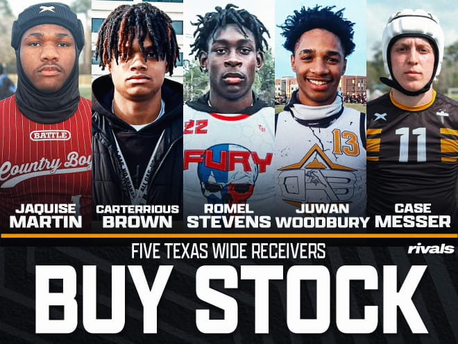 Buy Stock: Five Texas wide receivers