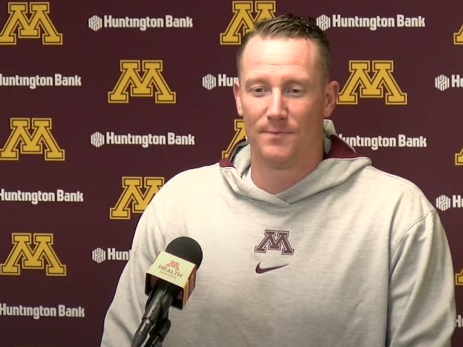 WATCH: Gophers coordinators discuss upcoming game against Maryland