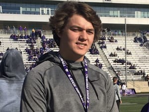 Wisconsin hosts 2019 Kansas tight end Clay Cundiff