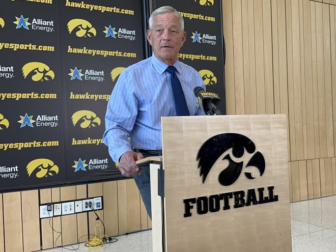 WATCH: Kirk Ferentz on MSU Prep, Brendan Sullivan package, new faces, more