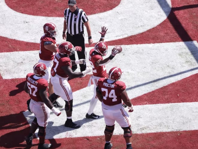 Where does Alabama rank in the polls after narrow win over South Carolina?