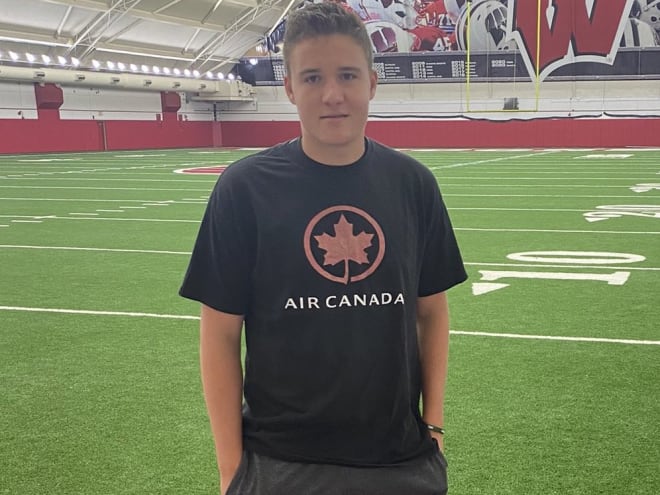 2023 QB Drew Viotto makes a stop at Wisconsin during summer tour