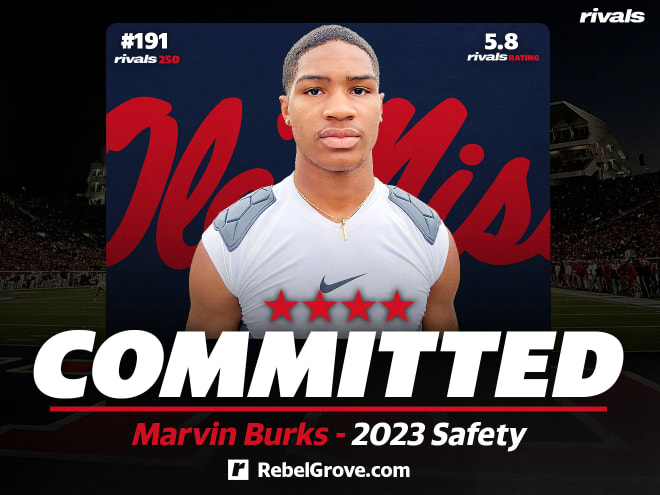 Four-star DB Marvin Burks commits to Ole Miss