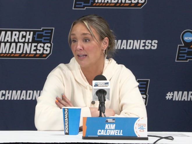 WATCH: Lady Vols coach Kim Caldwell, players react to beating Ohio State