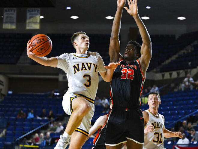 Yoder Scores 20 as Navy Knocks Off Princeton 74-73