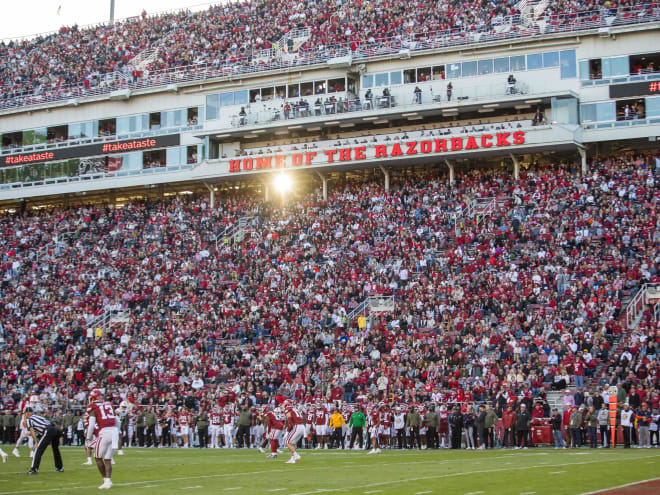 Arkansas adding Walmart, Tyson Foods on-field logos