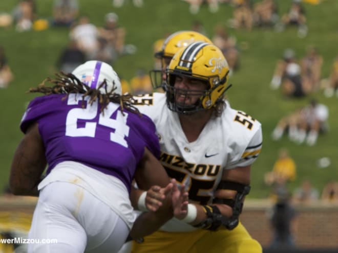 Missouri center Connor Tollison embracing competition in fall camp