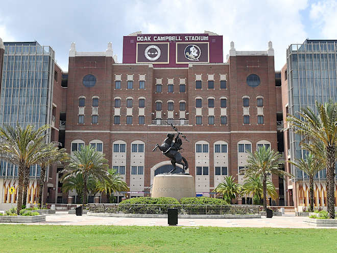 Five FSU football game times now set