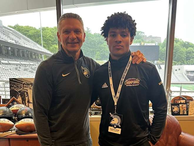 RB Dante Kain considers the Black Knights a “top priority”