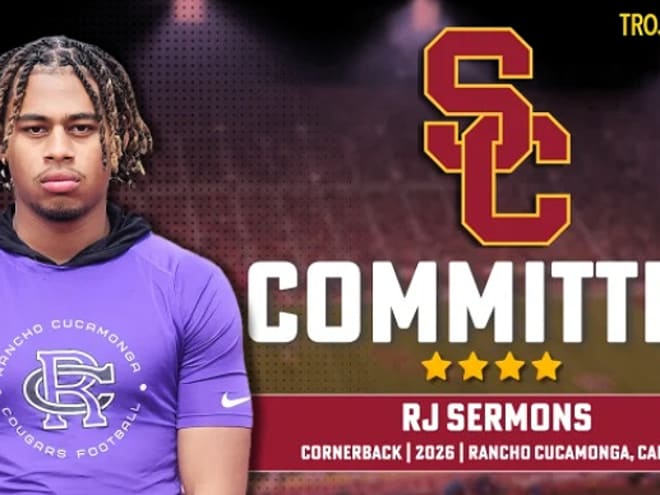 USC hauls in early commitment from 2026 four-star CB RJ Sermons