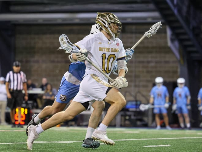 No. 1 Notre Dame men's lacrosse routs Marquette on its way to bigger tests