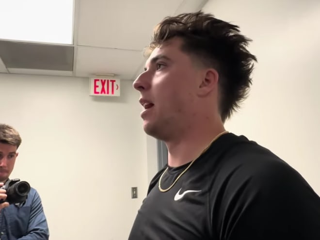 WATCH: Cade McNamara Talks Iowa Loss to Ohio State