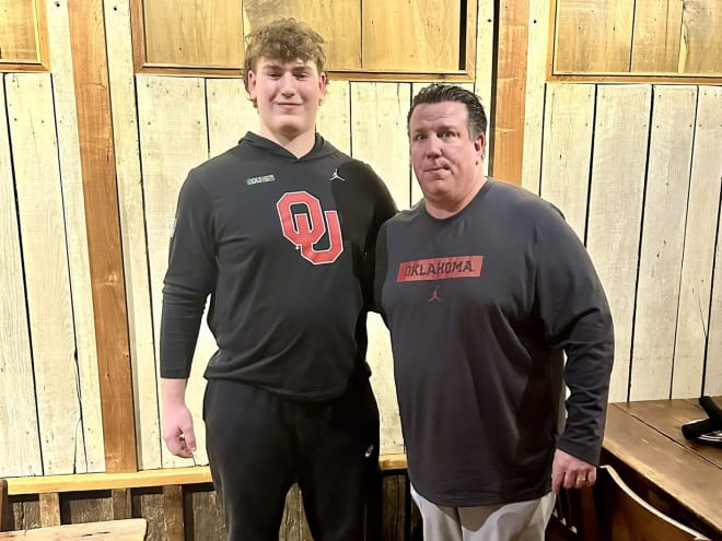 The nation's No. 16 tackle, Carter Scruggs, has OU high on his list