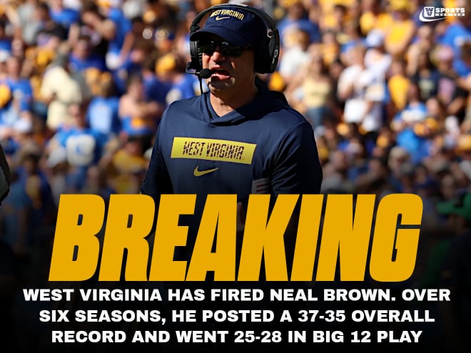 West Virginia will move on from head coach Neal Brown