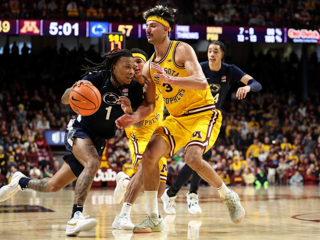 Gophers lose crucial matchup to Penn State 69-60