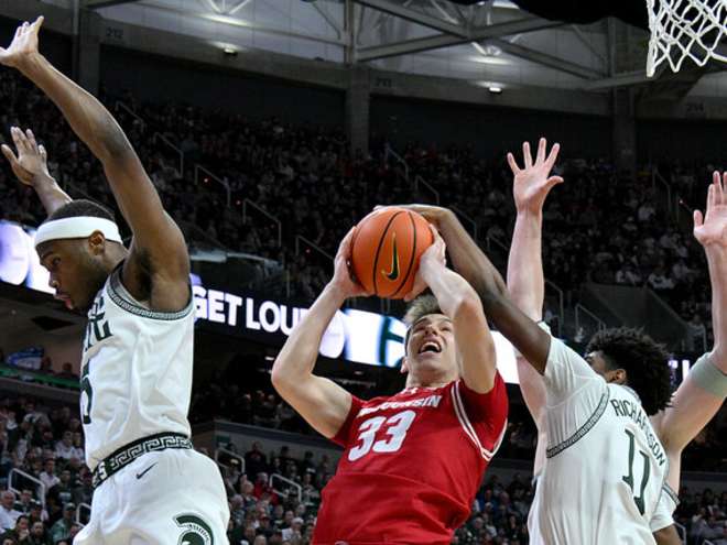 Recap: No.11 Wisconsin's Title Hunt Ends with 71-62 Loss at Michigan State