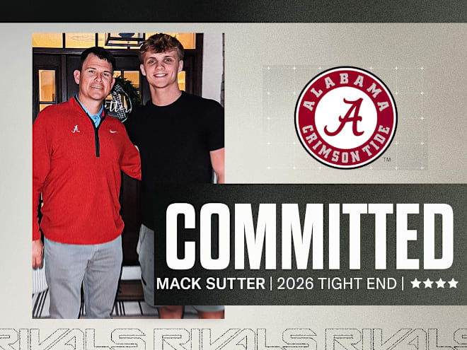Alabama plucks elite TE Mack Sutter out of Illinois
