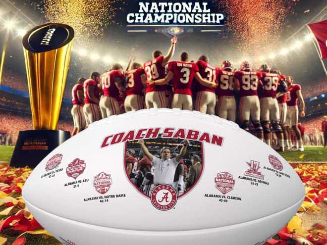 Nick Saban Limited Edition Legacy Football