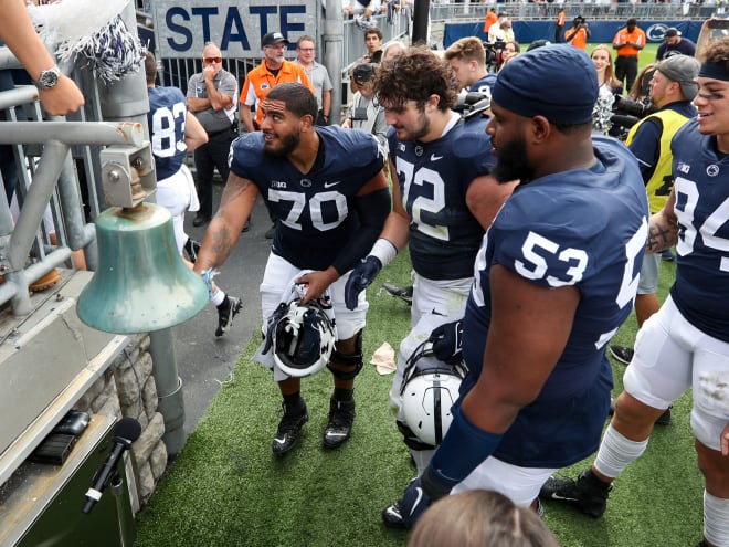 Penn State Offensive Lineman Juice Scruggs NFL Stock + Player Comparison