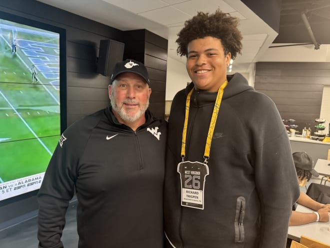 West Virginia visit gives 2026 OL Richard Thigpen a good impression