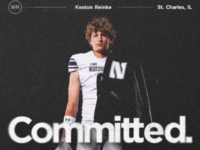 WR Reinke talks Northwestern pledge