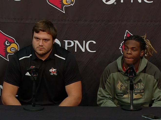 OL Monroe Mills & DB Quincy Riley Presser 11.11.24