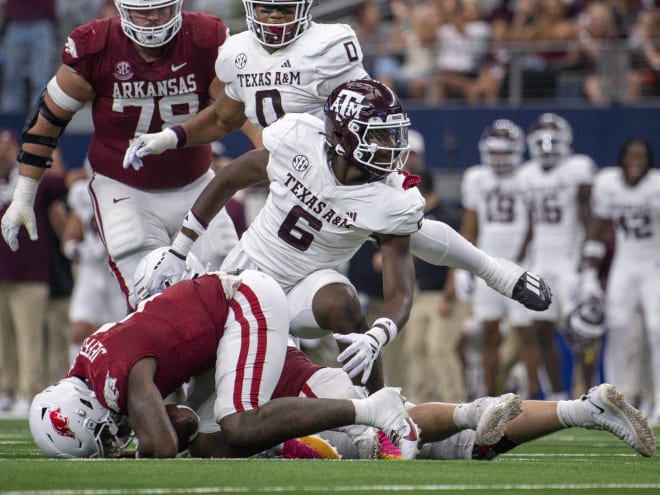 Texas A&M DL Enai White plans to enter transfer portal