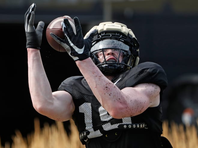 Purdue freshman tight end Tayvion Galloway to enter transfer portal