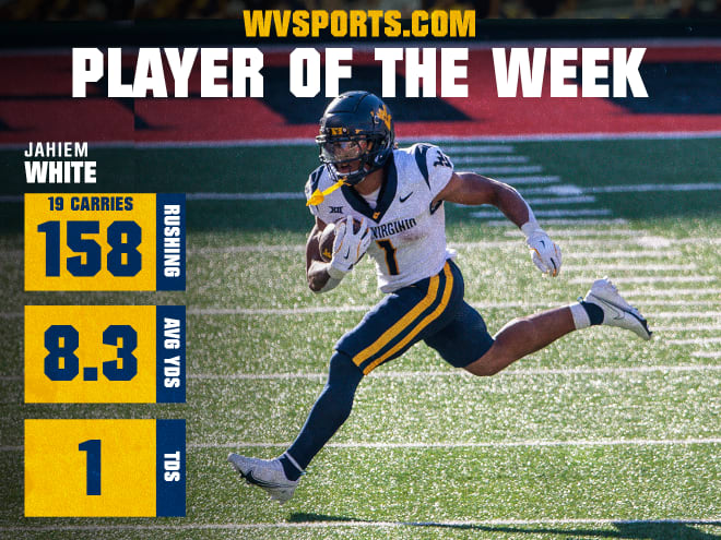 WVSports.com Player of the Week: Jahiem White