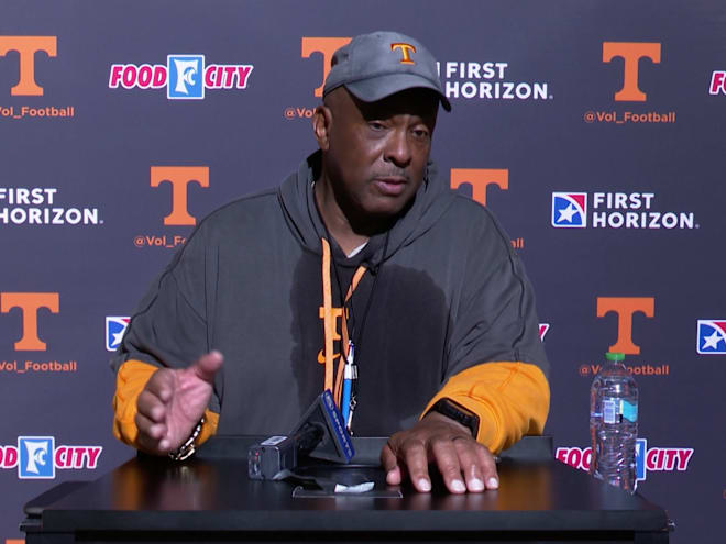 WATCH: Tennessee's DL coach Rodney Garner, OLB Coach Chop talk spring ball