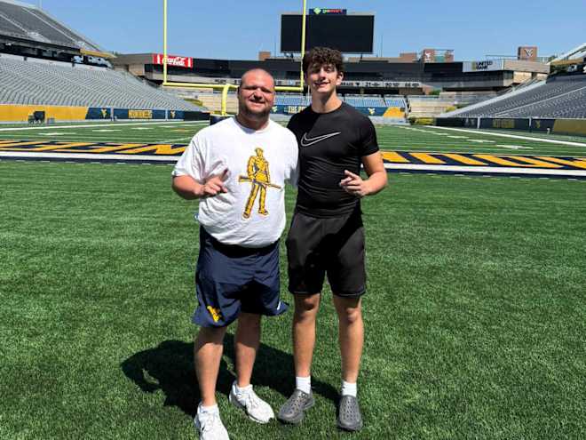 2027 TE Xavier Ratica talks West Virginia stop