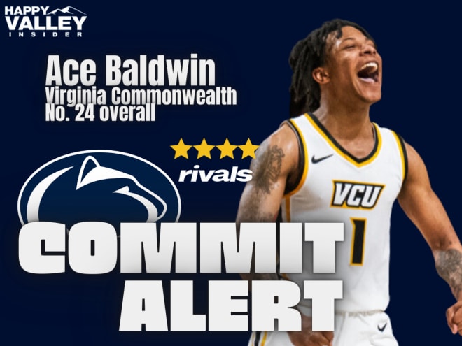 Penn State Basketball lands VCU transfer guard Adrian "Ace" Baldwin