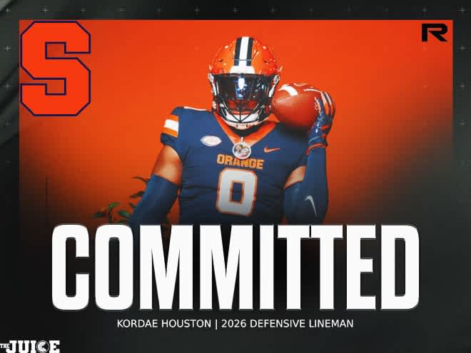 2026 DT Kordae Houston commits to Syracuse: ‘I felt like it was time'