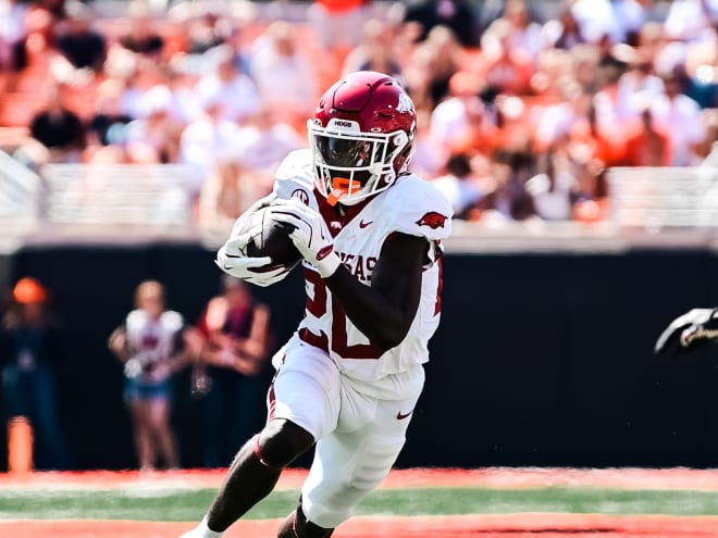 Rodney Hill to lead Arkansas running backs in Liberty Bowl