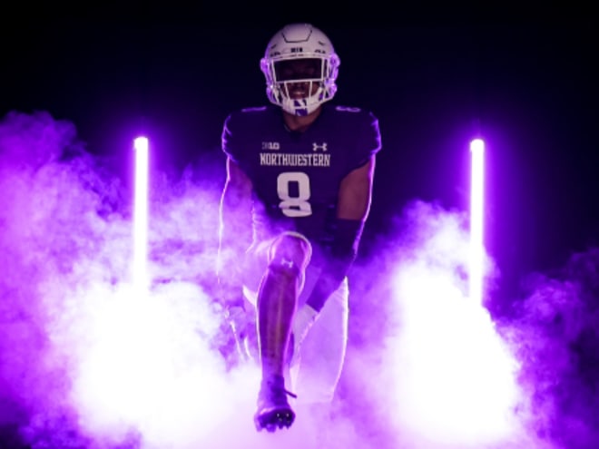 Northwestern's players make an impact on official visitor Jordan Sanford