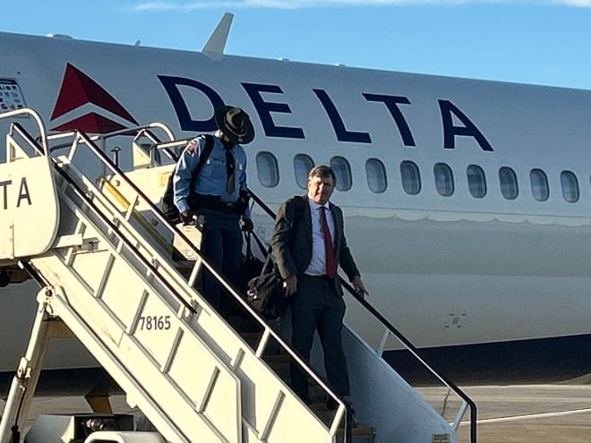 Bulldogs arrive in New Orleans