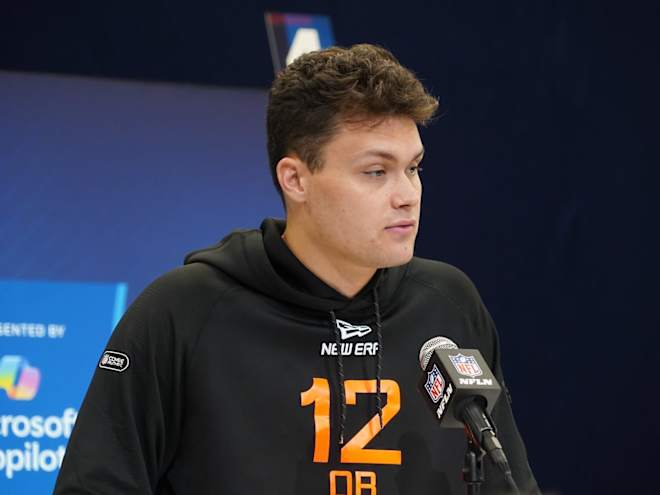 Kurtis Rourke provides health update at NFL Combine following knee surgery